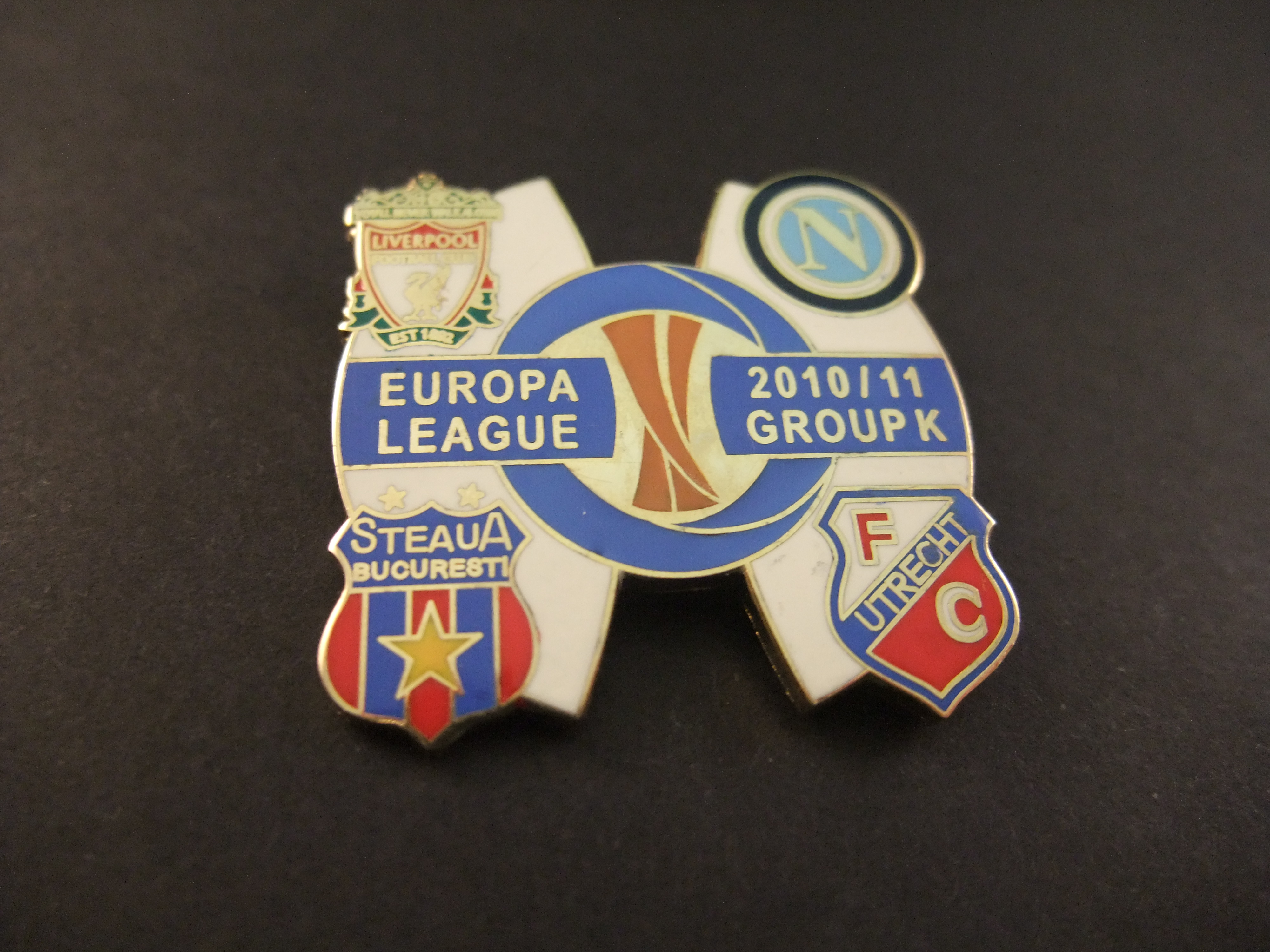 FC Utrecht Europa League voetbal 2010-2011 Groep K ( Liverpool,Steaua Boekarest,Napoli, FC Utrecht)